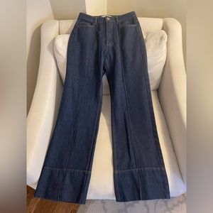 Never worn wide legged Zara jeans